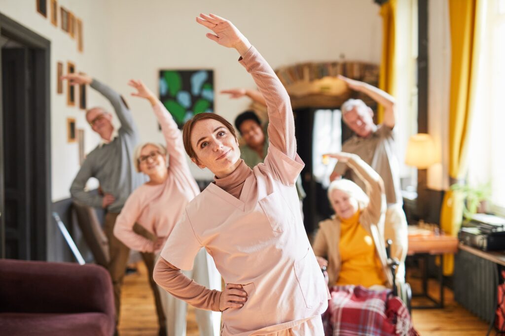 Sports Activities in Retirement Home